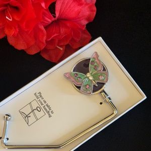Handbag Holder Caddy Butterfly Designed NIB